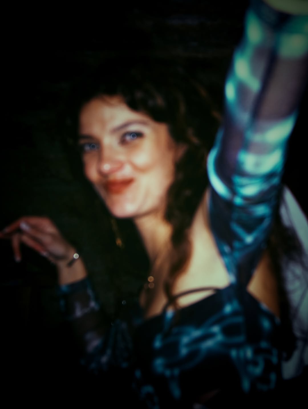 Portrait et lumiere de nuit.